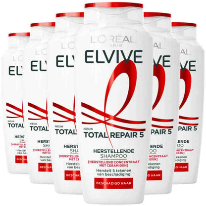 L'Oréal Paris Elvive Total Repair 5 Shampoo - 6-Pack