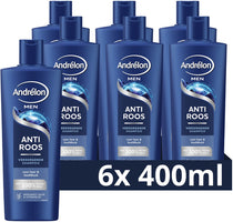 Andrélon - Men's Shampoo and Shower Gel - Hair & Body - 6 x 400 ml