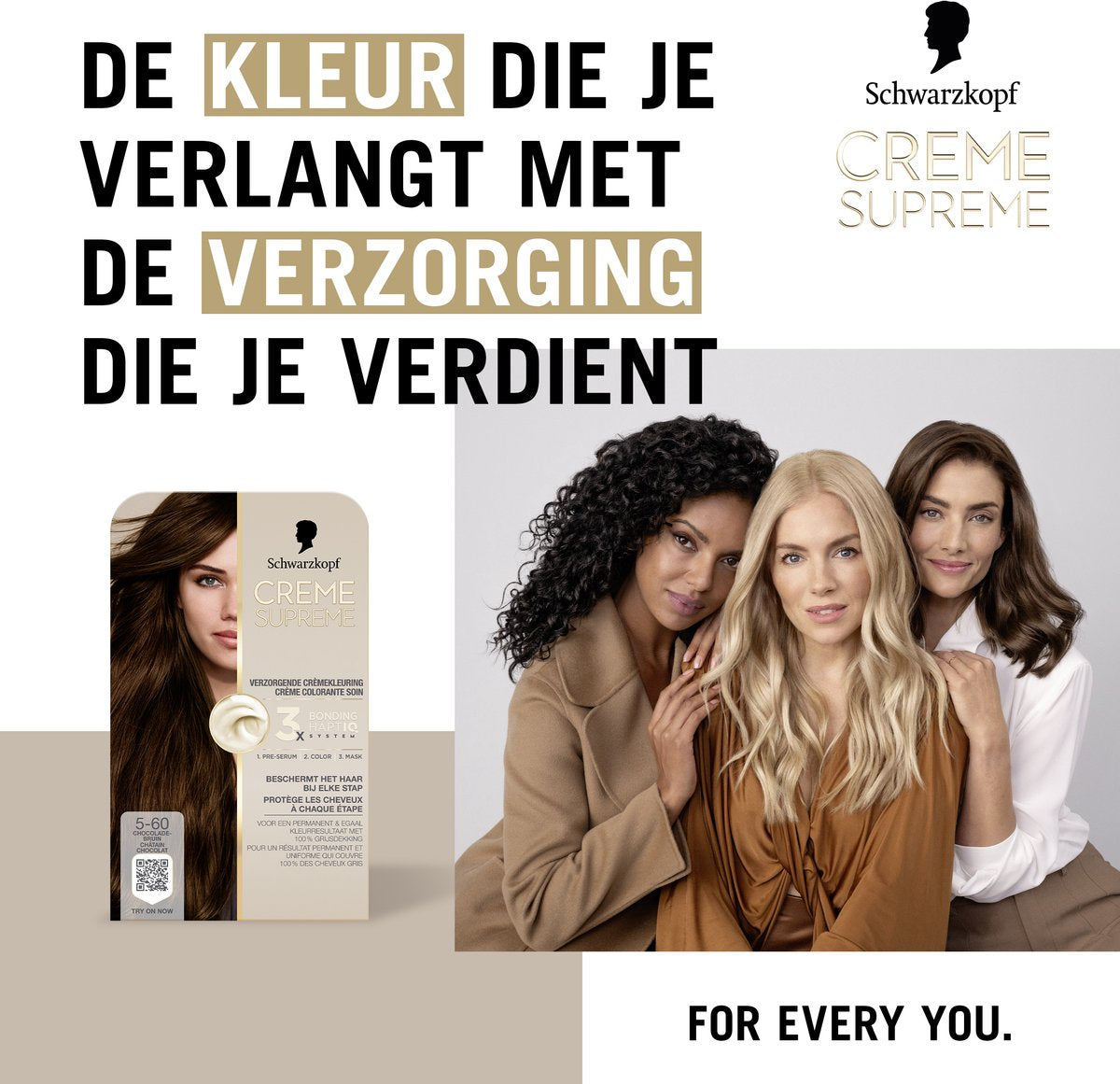 Schwarzkopf Creme Supreme 5-60 Chocolate Brown Hair Color