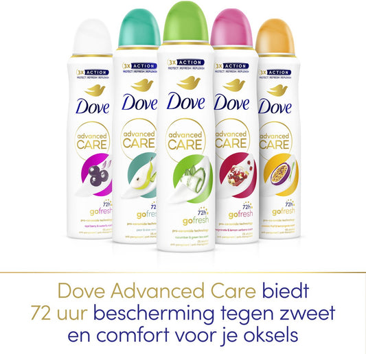 Dove Advanced Care Go Fresh Deodorant Spray Set