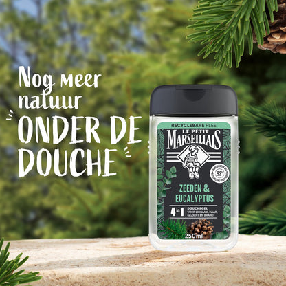 Le Petit Marseillais 4-in-1 Shower Gel with Sea Pine & Eucalyptus