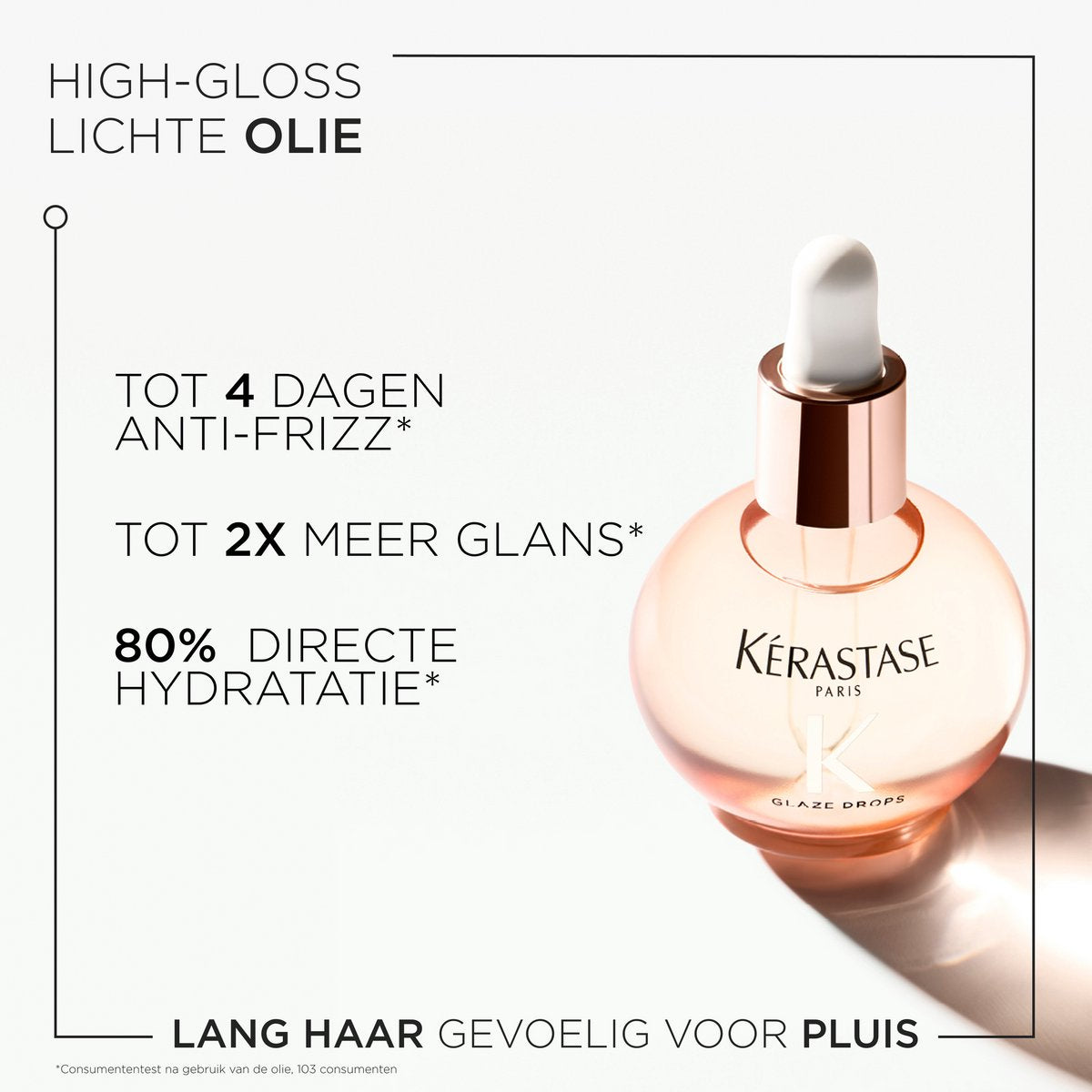 Kérastase Gloss Absolu Anti-Frizz Discovery Set with Glaze Drops + 2 Gifts - Shampoo 80 ml, Conditioner 75 ml, Spray 80 ml & Hair Oil 45 ml