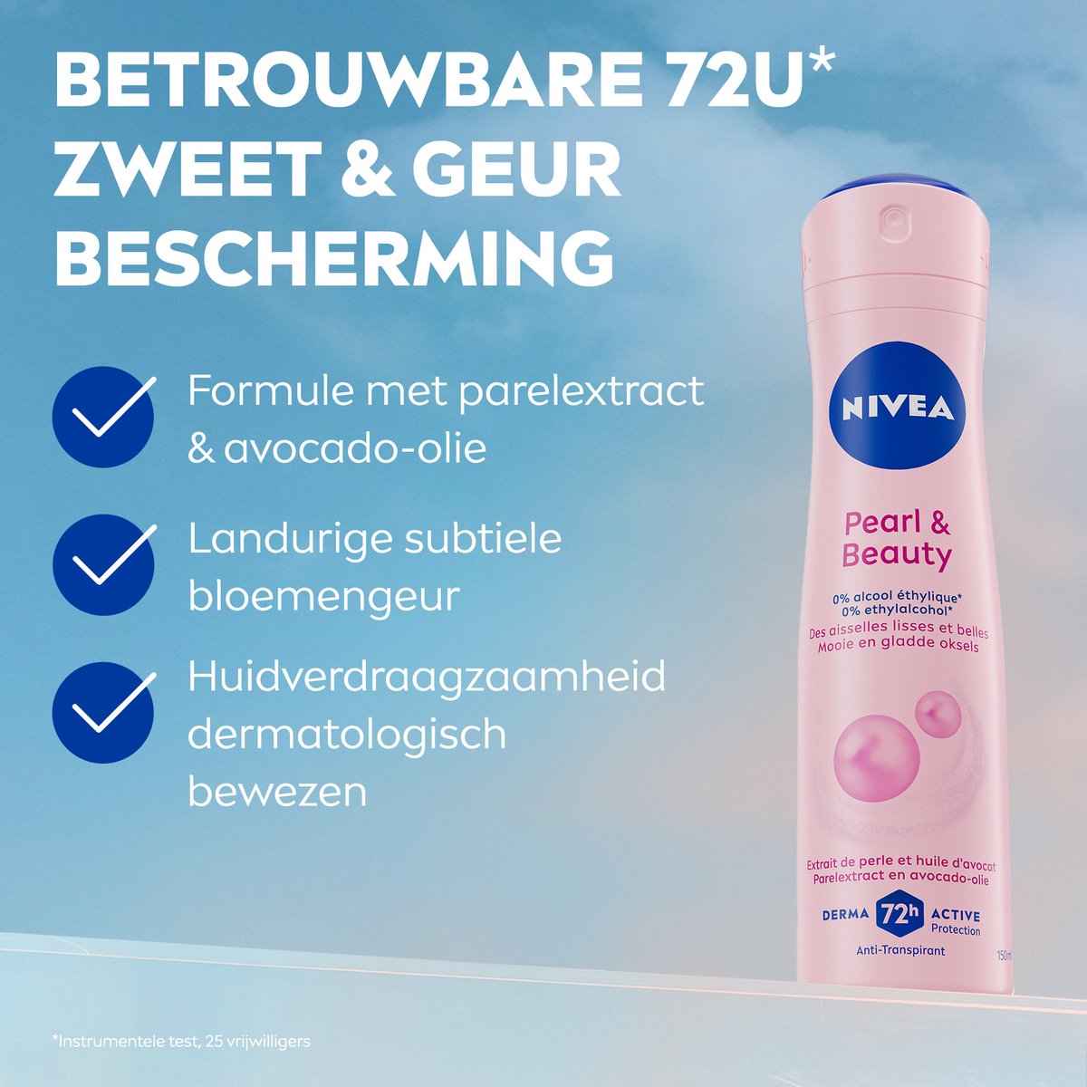 NIVEA Pearl & Beauty Anti-Perspirant Deodorant Spray Set
