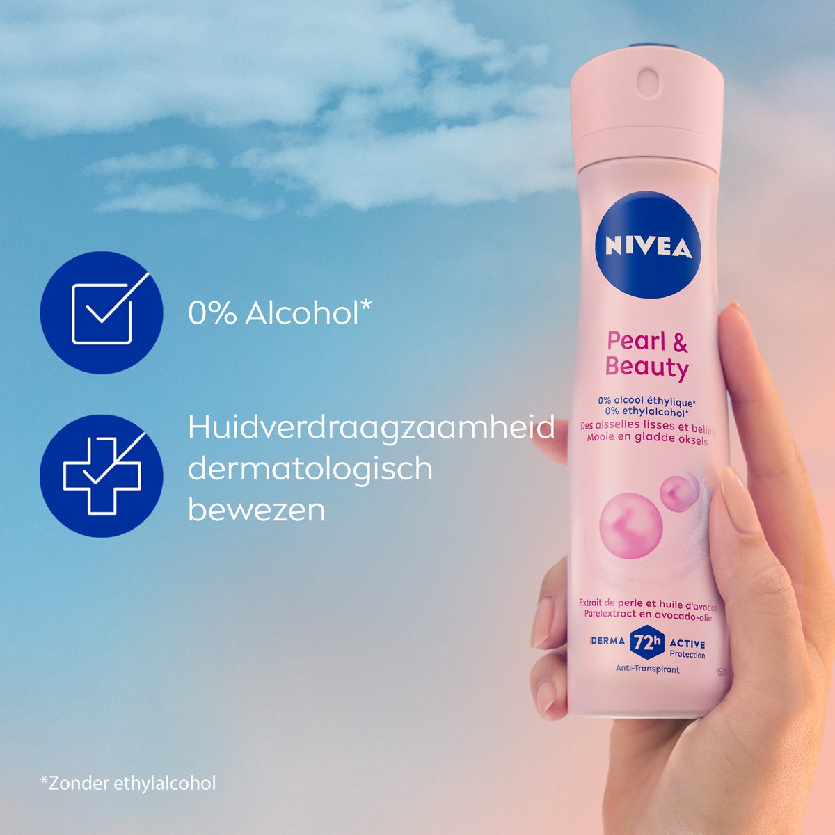 NIVEA Pearl & Beauty Anti-Perspirant Deodorant Spray Set