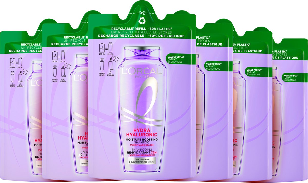 L’Oréal Elvive Dream Lengths Shampoo 3 × 250 ml & Conditioner 2 × 200 ml Bundle