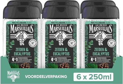 Le Petit Marseillais 4-in-1 Shower Gel with Sea Pine & Eucalyptus