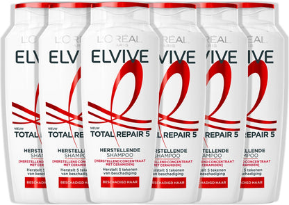 L'Oréal Paris Elvive Total Repair 5 Shampoo - 6-Pack