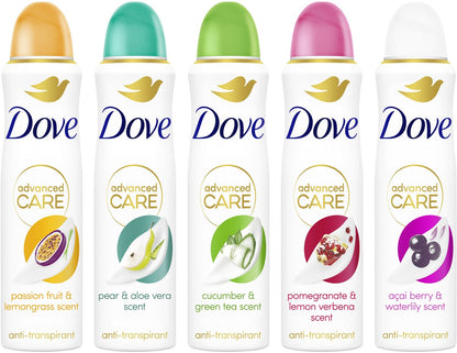 Dove Advanced Care Go Fresh Deodorant Spray Set