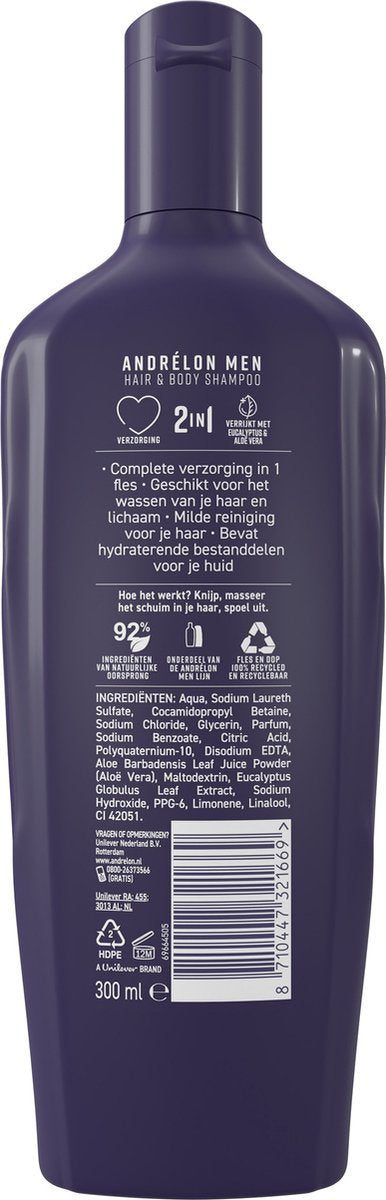 Andrélon Men Hair & Body Shampoo