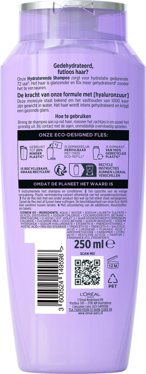 L’Oréal Elvive Dream Lengths Shampoo 3 × 250 ml & Conditioner 2 × 200 ml Bundle