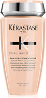 Kérastase Curl Manifesto Hydrating Trio + Gift - Shampoo 250 ml, Conditioner 200 ml & Leave-in Cream 150 ml + 75 ml Gift Shampoo - For Hydrated & Resilient Curls