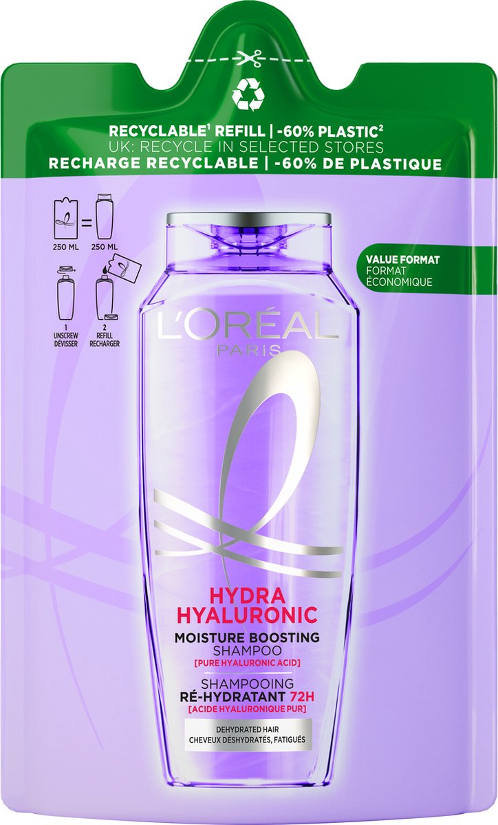 L’Oréal Elvive Dream Lengths Shampoo 3 × 250 ml & Conditioner 2 × 200 ml Bundle