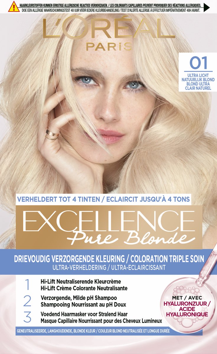 L'Oréal Paris Pure Blond 01 Ultra Light Natural Blonde Hair Color