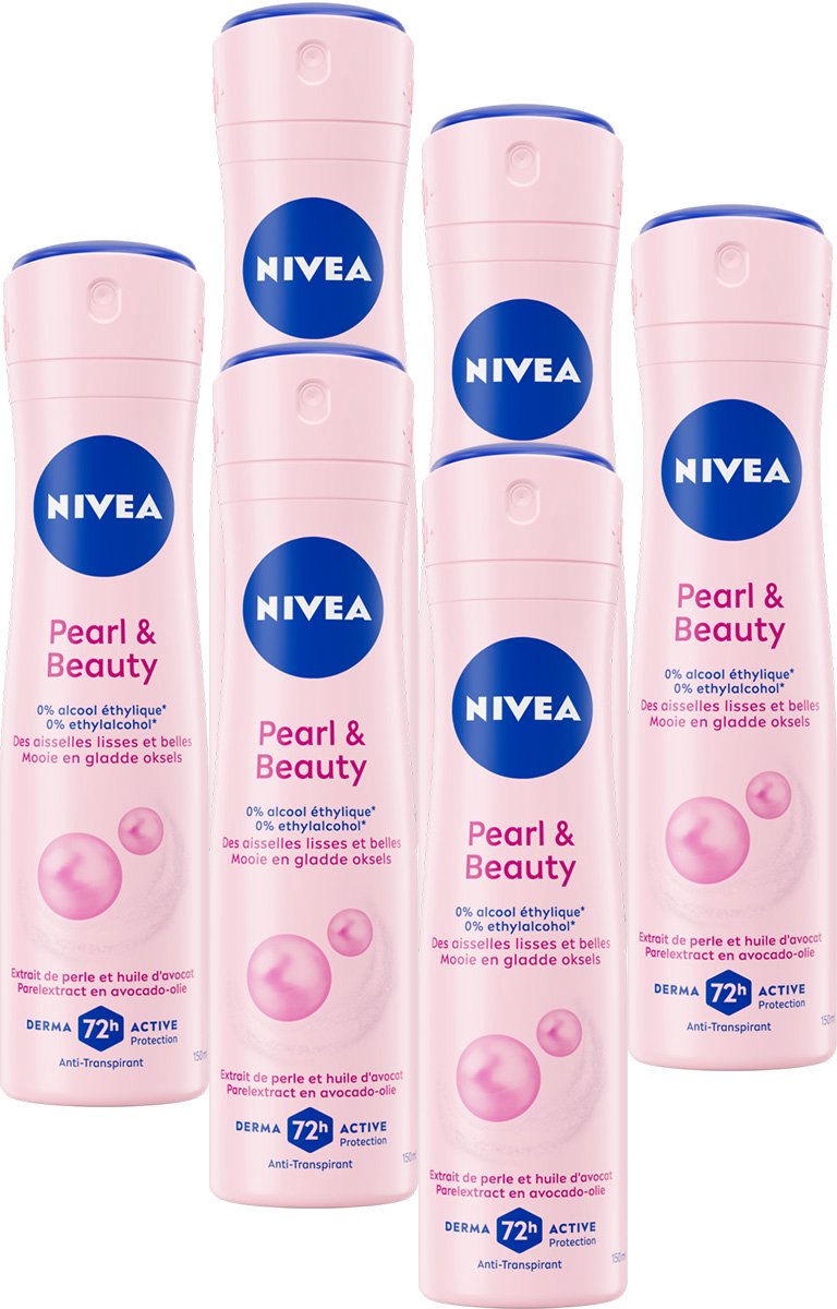 NIVEA Pearl & Beauty Anti-Perspirant Deodorant Spray Set