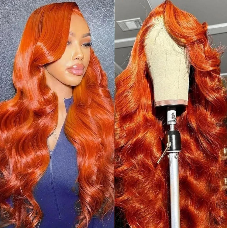 P4/27 Honey Blonde Ombré Body Wave Human Hair Wig