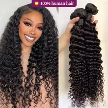 Deep Wave Human Hair Bundles – Brazilian Remy Hair Extensions