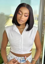 Chocolate Brown Bob 13x4 HD Lace Front Wig
Pre-Plucked Natural Hairline 180% Density