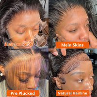 Brazilian 250% Density Bone Straight HD Lace Front Wig Transparent Lace