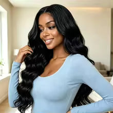 Pre-Plucked Straight Human Hair Lace Front Wig 13x4 13x6 HD Transparent Lace