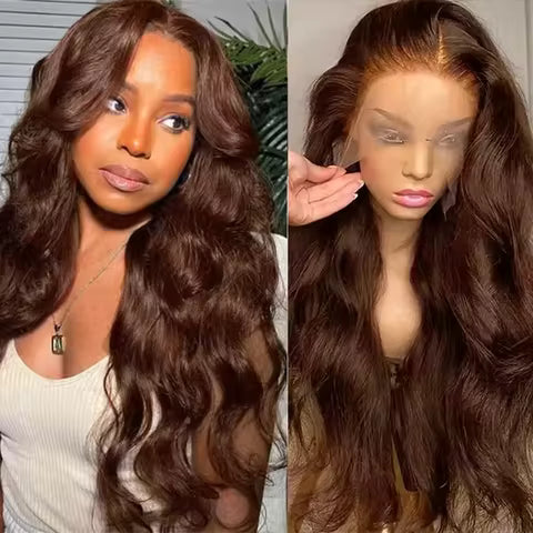 13×6, 46 inch, 100% Brazilian human hair, and 200% density