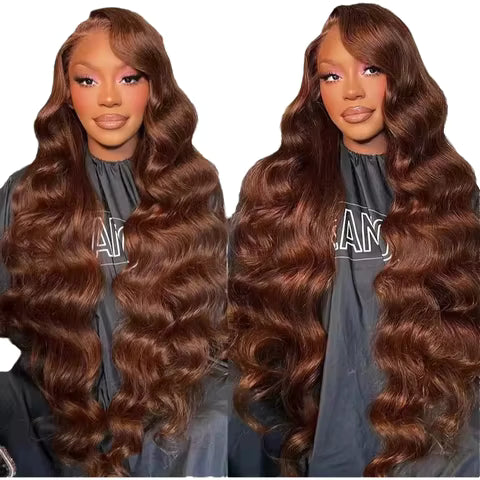 Pre-Plucked Straight Human Hair Lace Front Wig 13x4 13x6 HD Transparent Lace