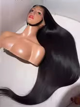 Brazilian 250% Density Bone Straight HD Lace Front Wig Transparent Lace