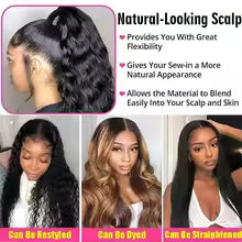 Body Wave 13x6 HD Lace Front Wig 200% Density
Pre-Plucked Brazilian Hair Natural Color