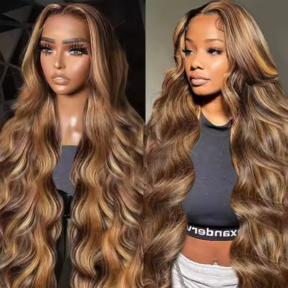 13×6, 46 inch, 100% Brazilian human hair, and 200% density
