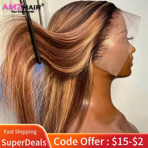 16–34 inch 200% density body wave human hair wig with hd lace front