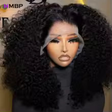 Water Wave Human Hair Wig – HD Lace, Multiple Lace Styles