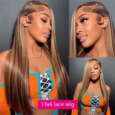 613 Honey Blonde Body Wave 13x4 HD Lace Front Wig
200% Density Pre-Plucked Brazilian Hair