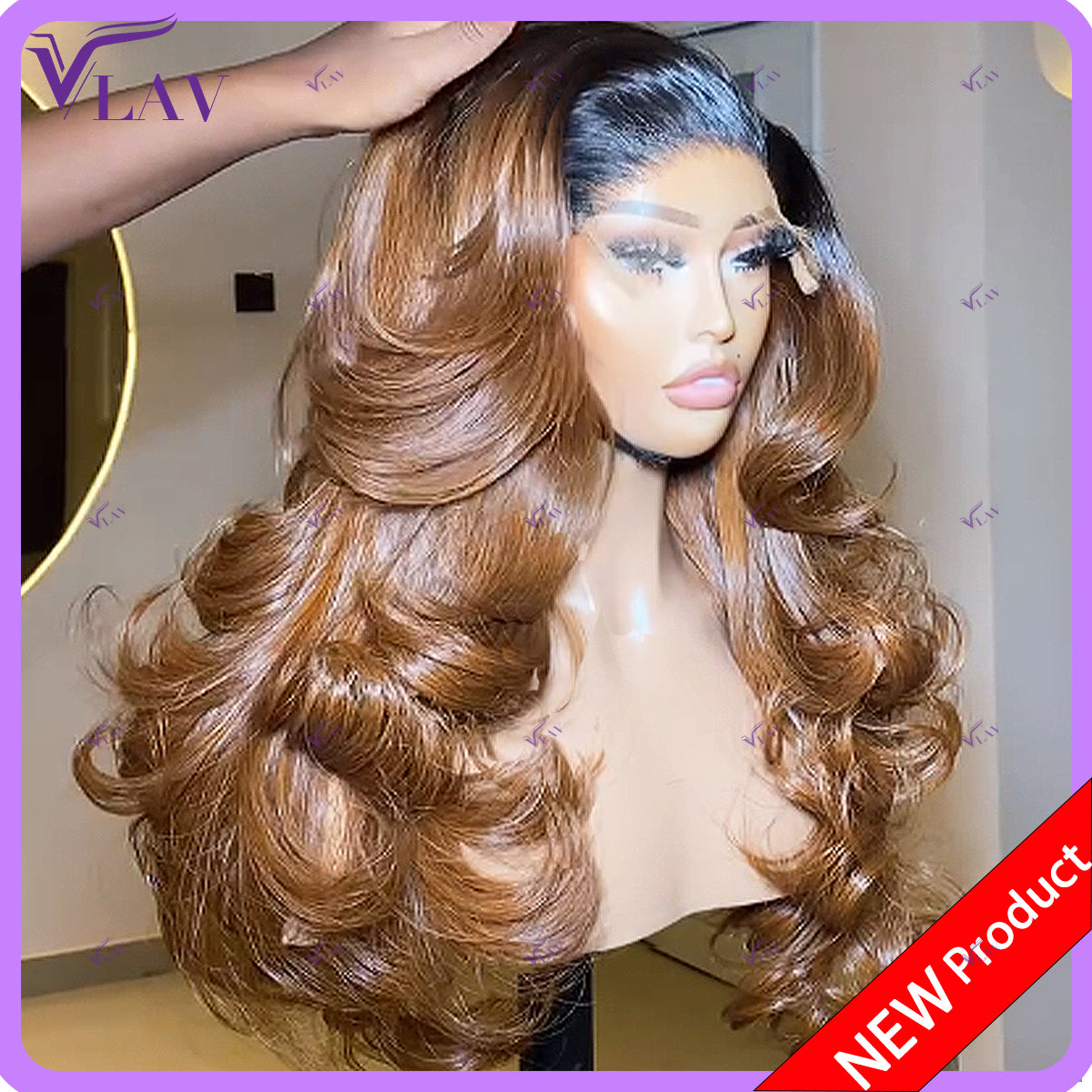 1B/27 Honey Blonde Body Wave Human Hair Lace Wig