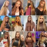 16–34 inch 200% density body wave human hair wig with hd lace front